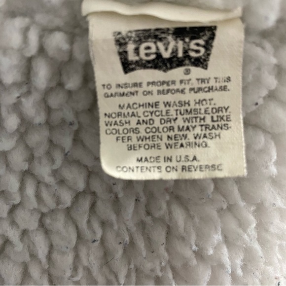 Vintage Levi’s Sherpa Lined Jean Trucker Jacket - Picture 9 of 16